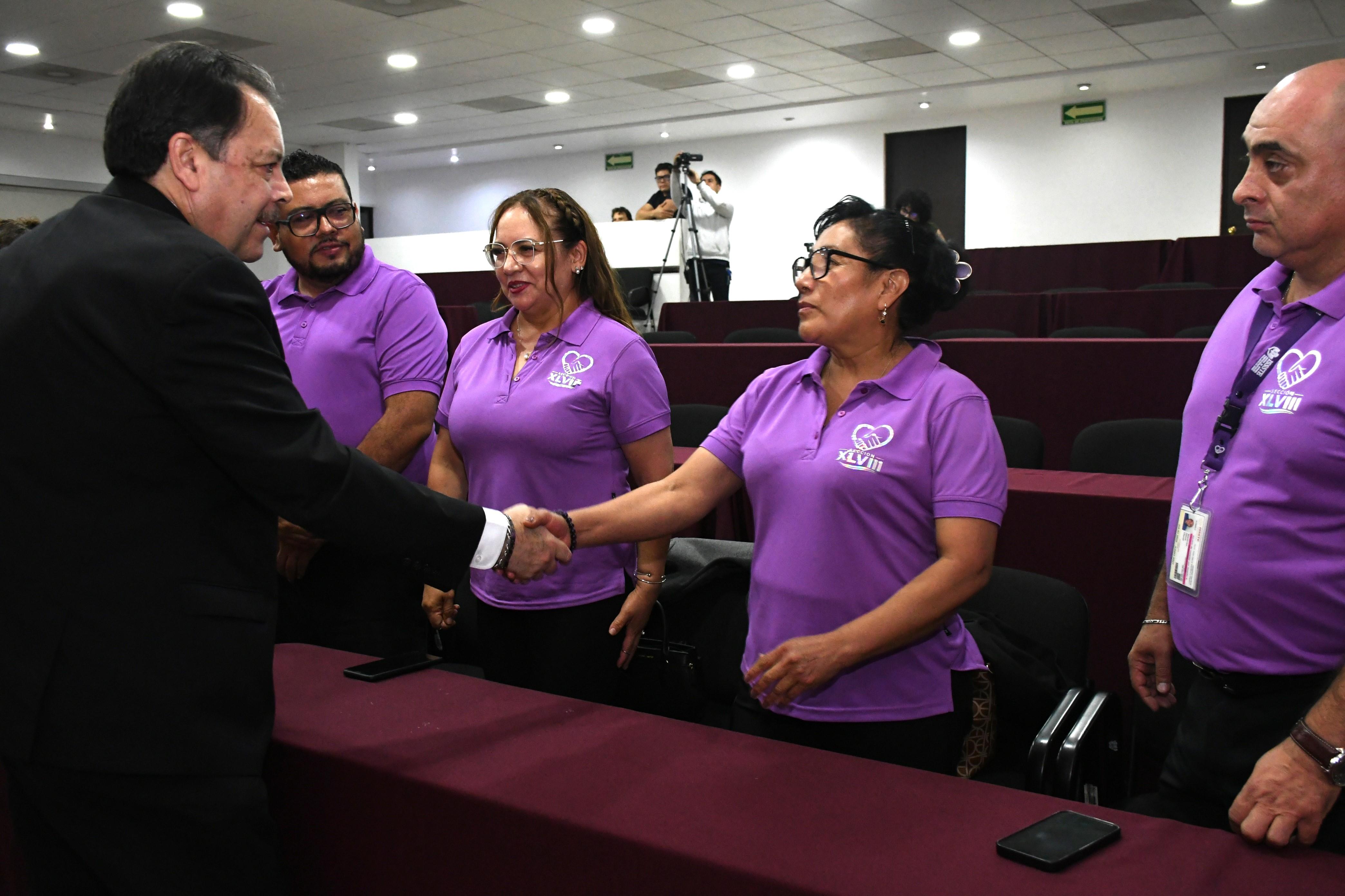 Salutación Sección XLVIII, HG. Gral. "José Morelos y Pavón" y CMF "Ermita Iztapalapa"